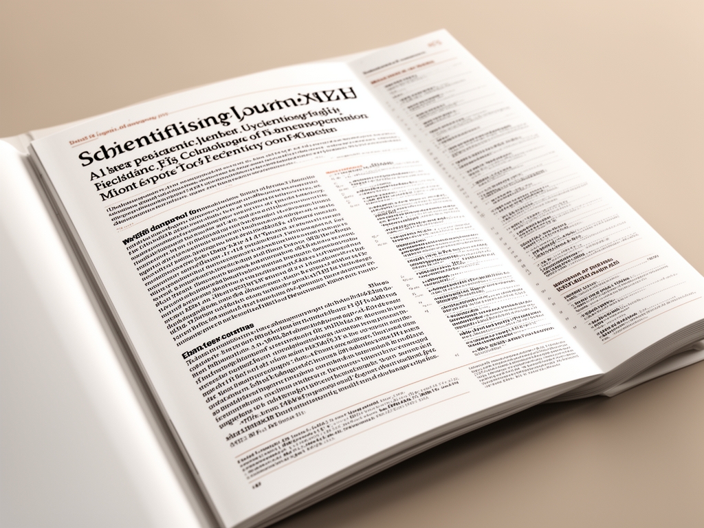 Открытый научный журнал с классической типографикой: двухколоночный набор, чёткая иерархия заголовков, академическое оформление страниц